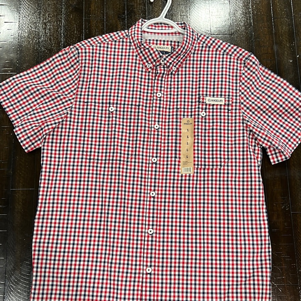 Magellan short sleeve button up